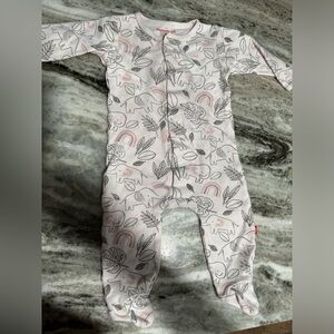 Magnetic me organic cotton 6-9mo footie